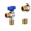 Angle Stop Valve Flow Control Valve 1/2'' Hot Cold Flow Faucet Valve Water Valve