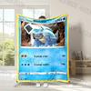P0kem0n Cards Squirtle Print Blanket for Couches, Soft Cozy Blanket, Lightweight Fuzzy Plush Warm Throws for Winter Fall, Gifts