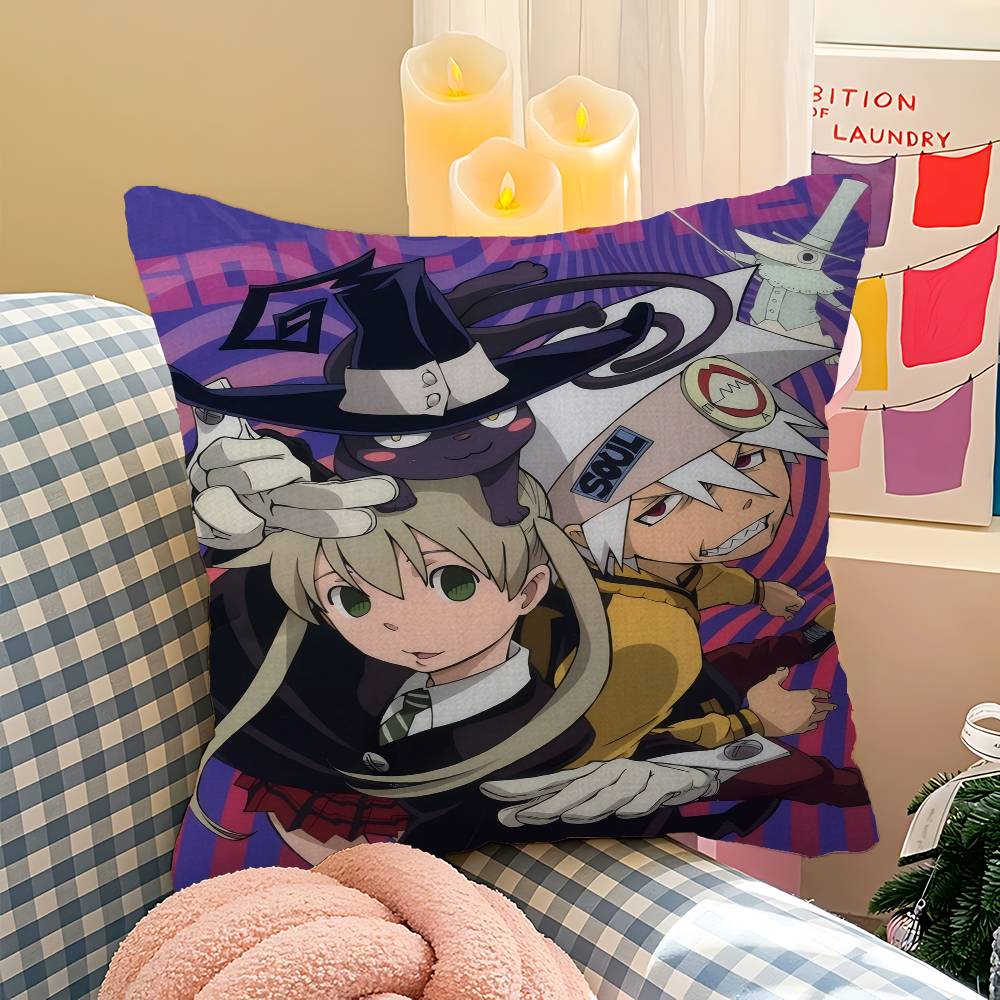S-Soul E-Eater Anime Pillow Gift Home Office Decoration Pillow Bedroom Sofa Car Cushion CoverPillow Case