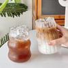 Chubby High Borosilicate Glass Cloud Cup - Simple, Thick, Single Layer for Juice & Beverages