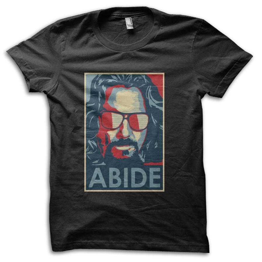 The Dude Abides The Big Lebowski Abide Obama Poster Funny 90s Retro Movie S