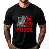 Cat Insane Cat Posse Big And Tall T Shirts Unisex Clothing Unisex Tops Tees Printed Tshirt Unisexs Shirts Tops T Shirt