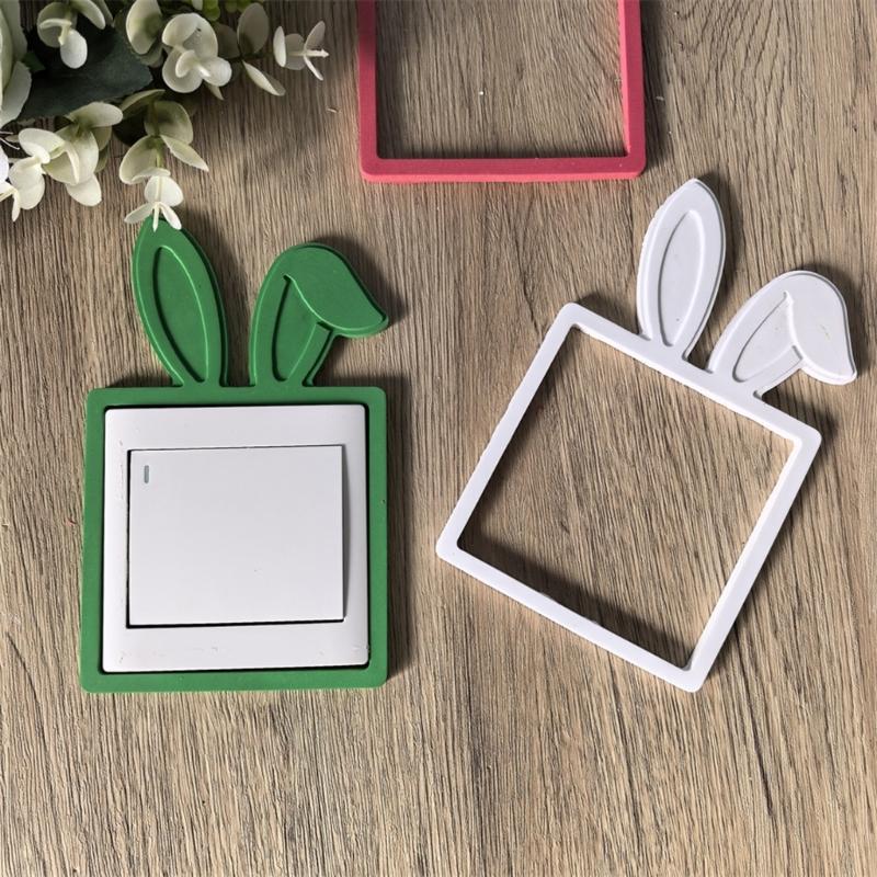 Silicone Easters Rabbits Mould Detachable Designs Multipurpose Candle Soap Chocolate Craft Tool Home Decoration