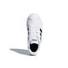 adidas VL Court 2.0 J 'Cloud White' (Unisex) Cloud White / Core Black / Cloud White Kids' Skateboarding Shoes DB1831