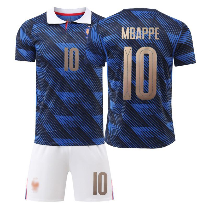 Football Uniform Set World Cup Team Jersey No. 10 Mbappe Training Factory