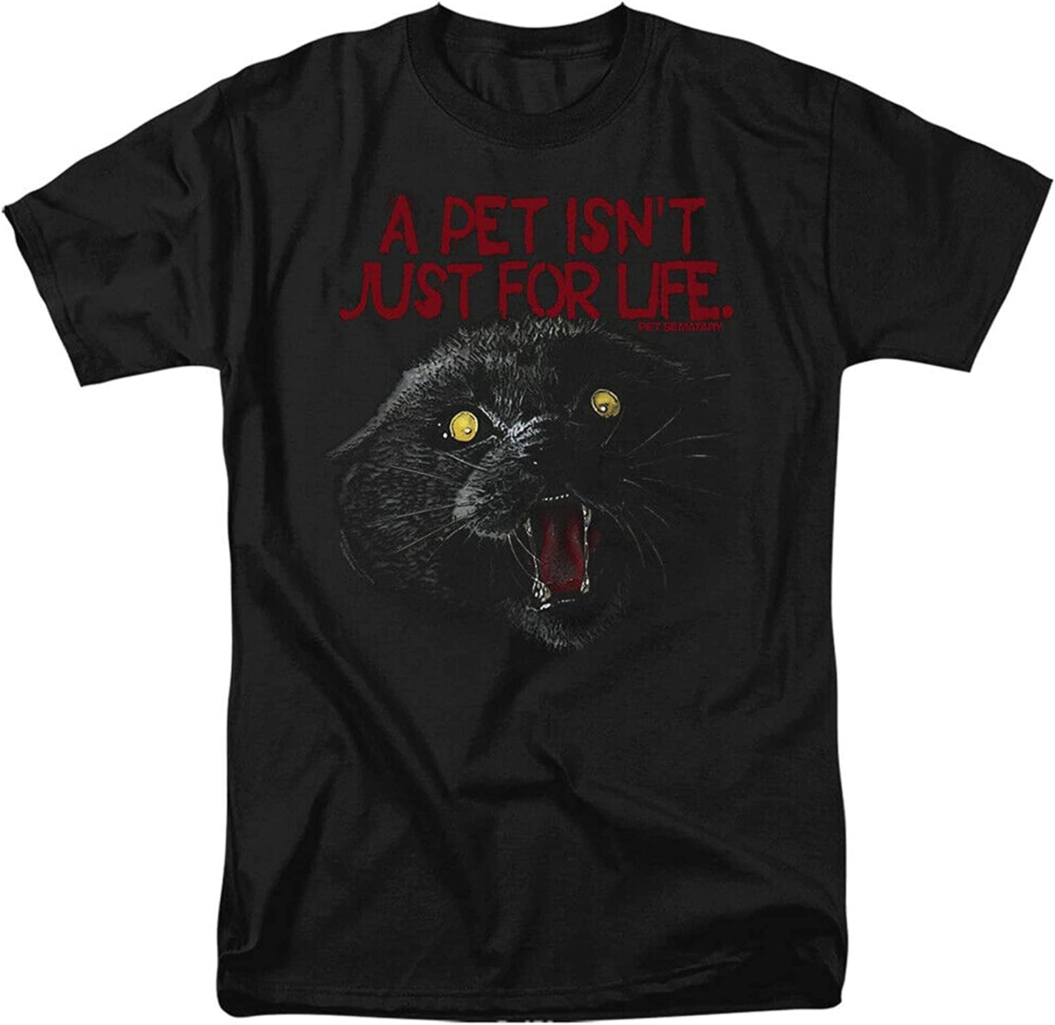 Gown Pet Sematary I Survived Men Adult T-Shirt Black XL