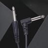 100cm Length Guitar Effects Pedal Cable Connector 6.35mm Electric Box Bass Noise Reduction Shielding Cable Audio Speaker