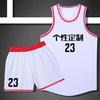 Mens Basketball Jersey Set Retro Sleeveless Breathable Quick Dry Uniform Students