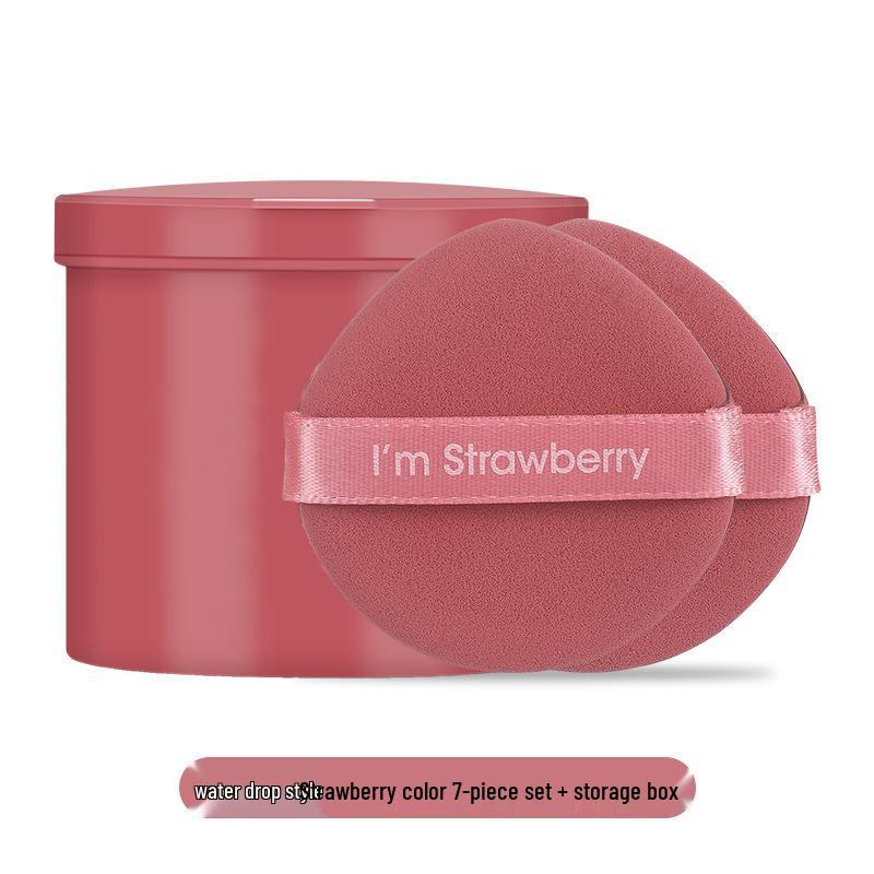 Pineapple Pie BB Cream Sponge Puff & Cushion: Non-Absorbing Makeup Tool with Wet/Dry Loose Powder Application.