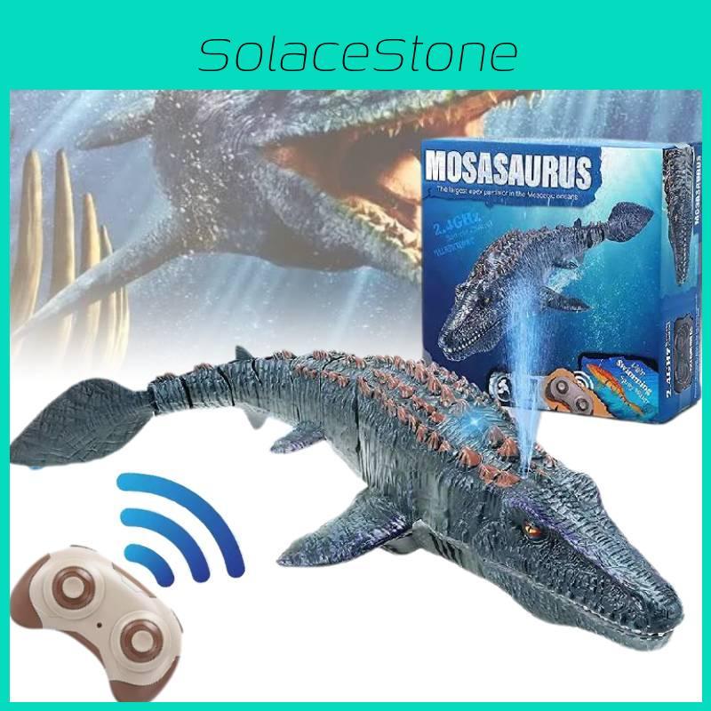 Exciting 24g Remote Control Floating Water Dinosaur Toy With Spray Feature For Kids