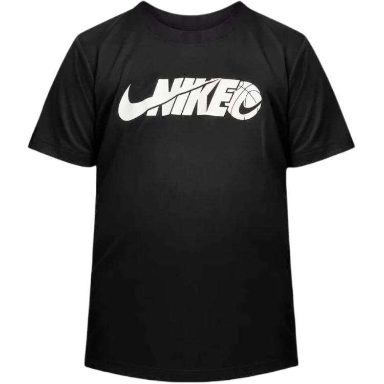 Nike Dri Fit T Shirt Black Kids FV5327-010 M
