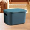 Organizador de Estante de Armario Contenedor Caja de Almacenamiento para el Hogar a Prueba de Polvo con Tapa para Sala de Juegos Oficina