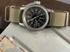 M.R.M.W. Men's Military Watch, Type A-17 Vintage, Khaki (Desert) Nylon NATO Strap