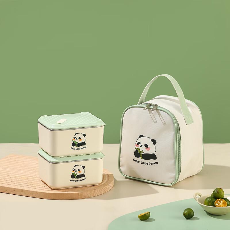 Red Par 304 Stainless Steel Lunch Box Set