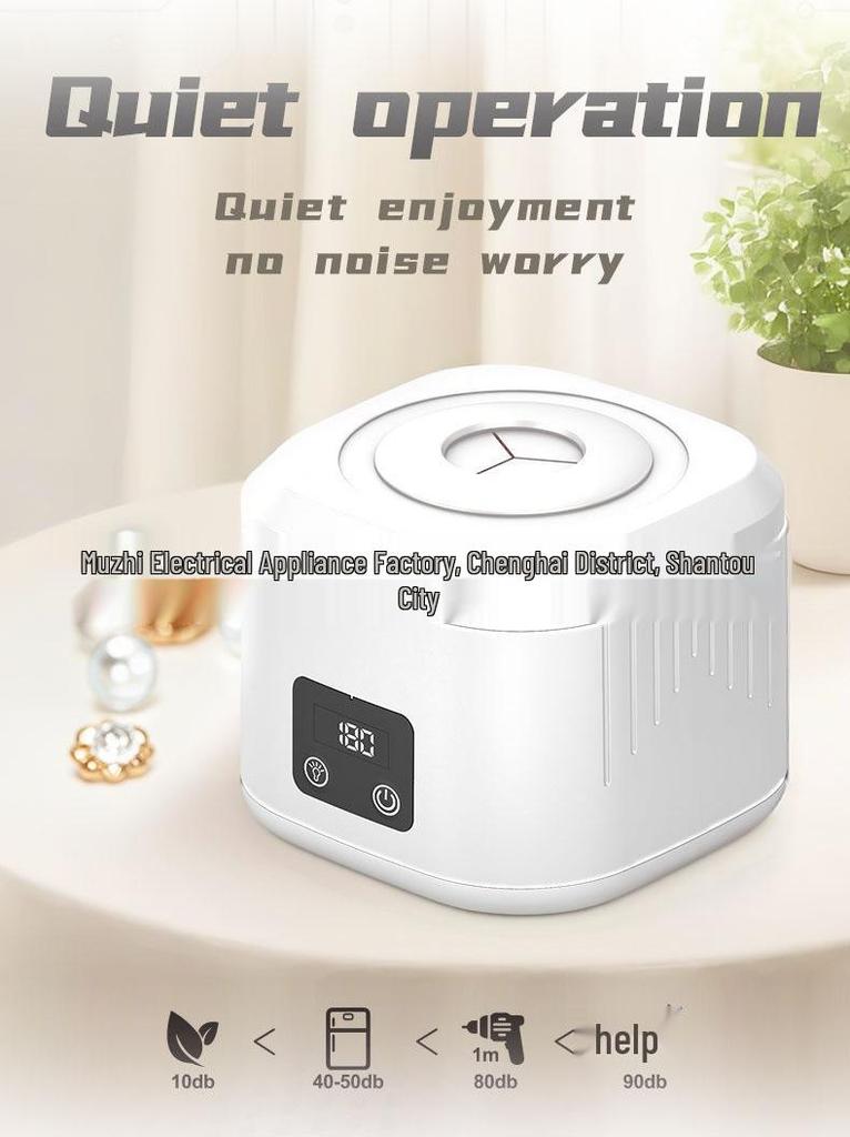 Purple Light Ultrasonic Cleaner for Jewelry, Dentures, Makeup Brushes & More