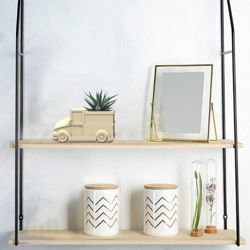 Succulents Flower Pot Resin Silicone Mold Suitable for Diy Garden Concrete Pen Holder Candle Holder Crafts Home Decor