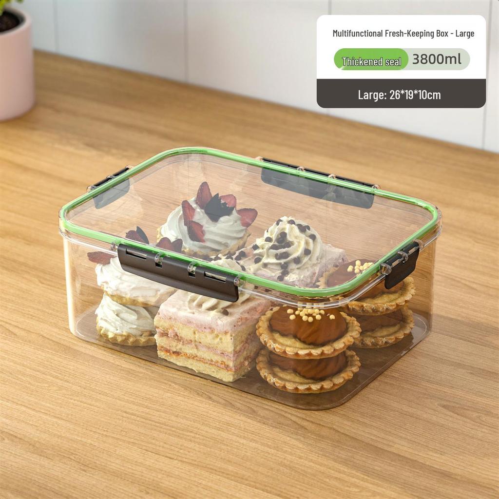 Multi-Layer Anti-Odor Food Storage Box for Rapid Freezing and Fresh-Keeping In Refrigerator/Freezer
