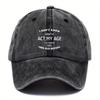 Pc Retro Washed Unisex Baseball Cap Compatible for Dad Gifts  Adjustable Button Vintage Letter  Design Lightweight Casual