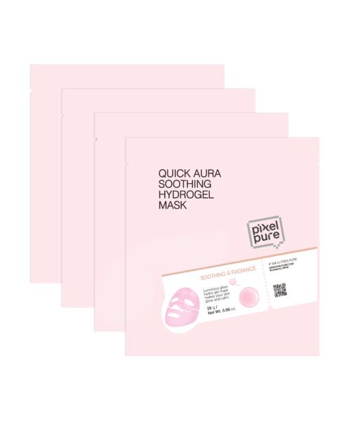 Pixel Pure Quick Aura Soothing Hydrogel Mask (4 sheets)