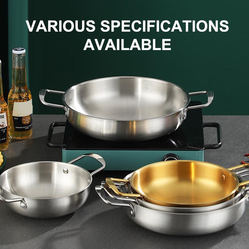 Food Grade Stainless Steel Pot With Dual Handles For Home Commercial Use  Pot Seafood Ramen Dry Pot