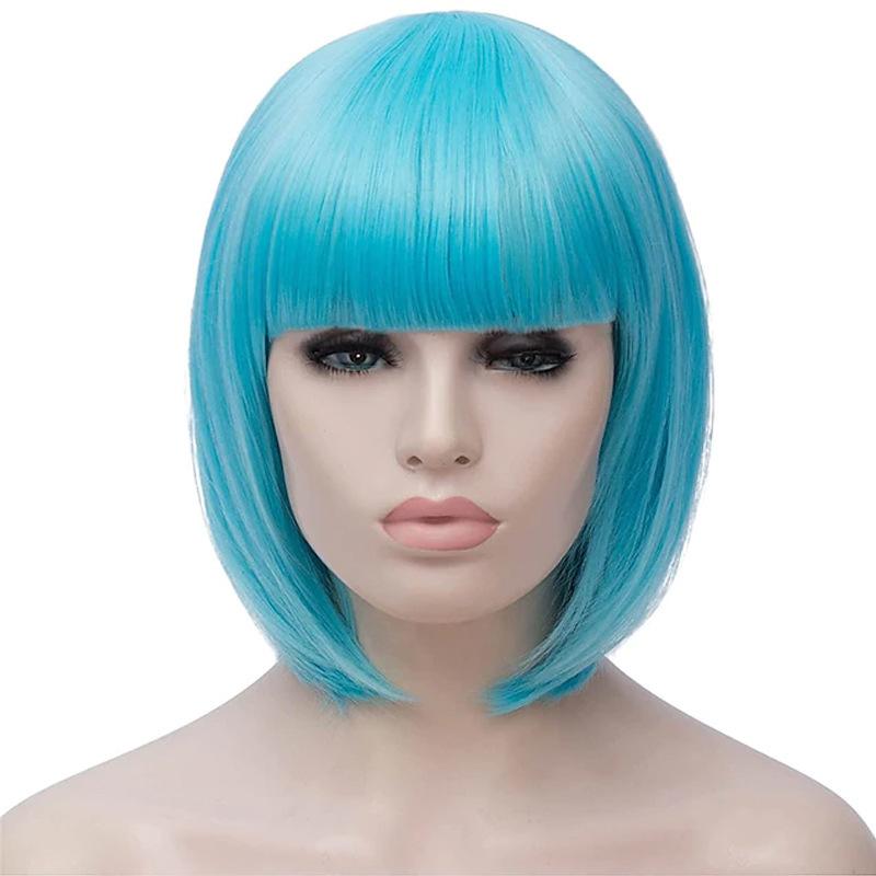 Cosplay Short Colored Wig Halloween Christmas Costume Party