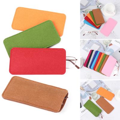 Portable Soft Felt Cloth Eyewear Protector Eyeglasses Sleeve Glasses Case Reading Glasses Pouch