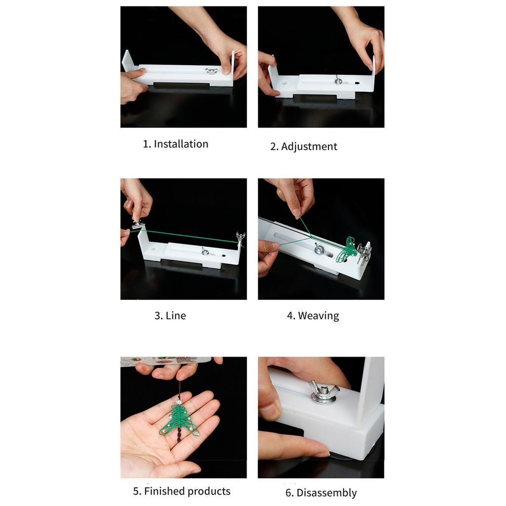 Bracelet Making Set with Jig and Accessories Jewelry Crafting Supplies for Smooth Braiding Experience and Versatile Use