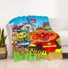 Anpanman Adventure Begins Blanket Durable Comfort Perfect for Couch Livingroom Sofa for All Seasons Digital Print Gift for Travel Home Birthdays