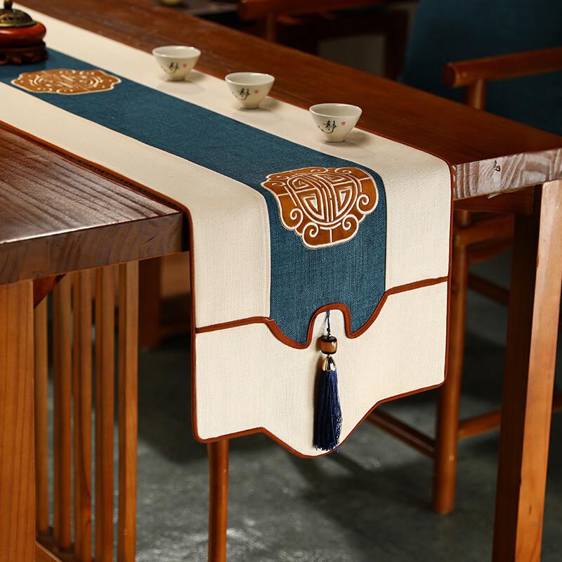 New Chinese Style Flax Table Runner