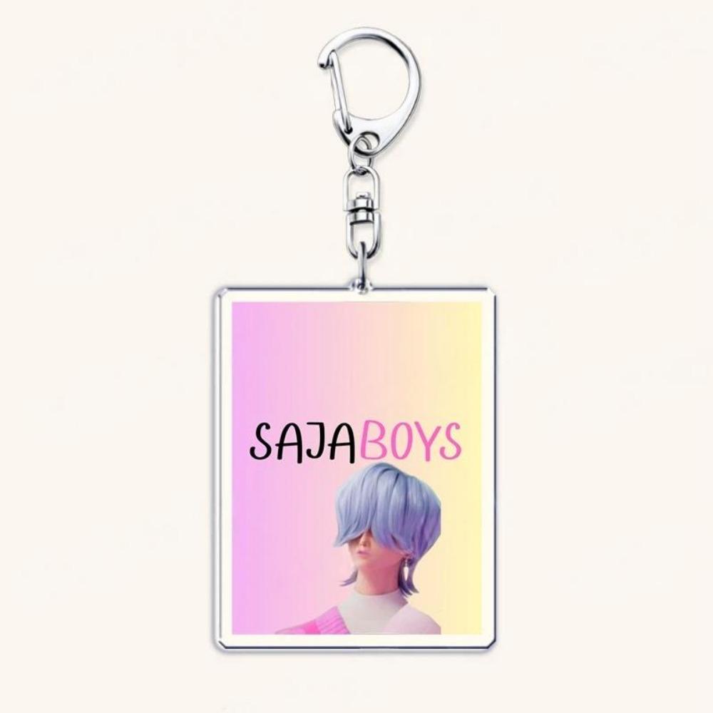 Kpop Dämonenjäger Anime Zoe Rumi Mira Saja Jungs Superstar Acryl Schlüsselanhänger Unters Huntr/x Baby Selbst Schlüsselanhänger Huntr-X Tasche Anhänger