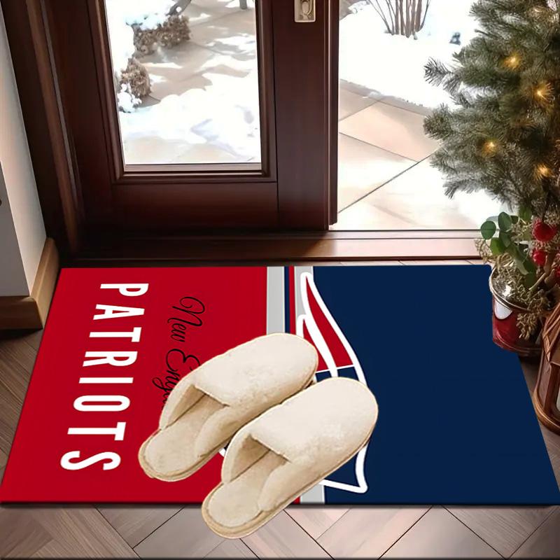 Patriots Team Spirit Area Rug for Office, Chair Rug, Decorative Carpet Livingroom Mat, Large Size Fan Gifts Christmas Gifts