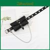 Punk Style Belt For Women With Pu Material And Adjustable Pin Buckle For Fashionable Streetwear