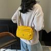 Women's Bag New Casual Versatile Multi-layer Large-capacity Shoulder Messenger Bag Fashionable Commuter Small Square Bag Tide