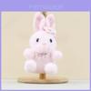 Cute Bunny Plush Keychain With Pp Cotton Filling For Bag Decor And Gift