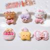 10Pcs New Cute  Resin Mini Cartoon Cat Series Flat Back Ornament Jewelry Making  Bows Accessories