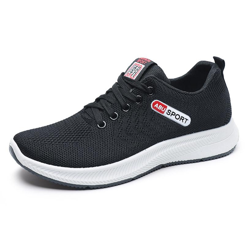 Men's mesh breathable casual sneakers spring summer new anti-slip outdoor racing running shoes students' light speed sports shoe