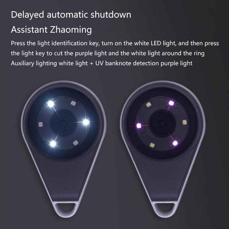 60X 80X 100X Microscop de buzunar cu lupă digitală LED reîncărcabilă Mini microscop portabil cu lumină LED