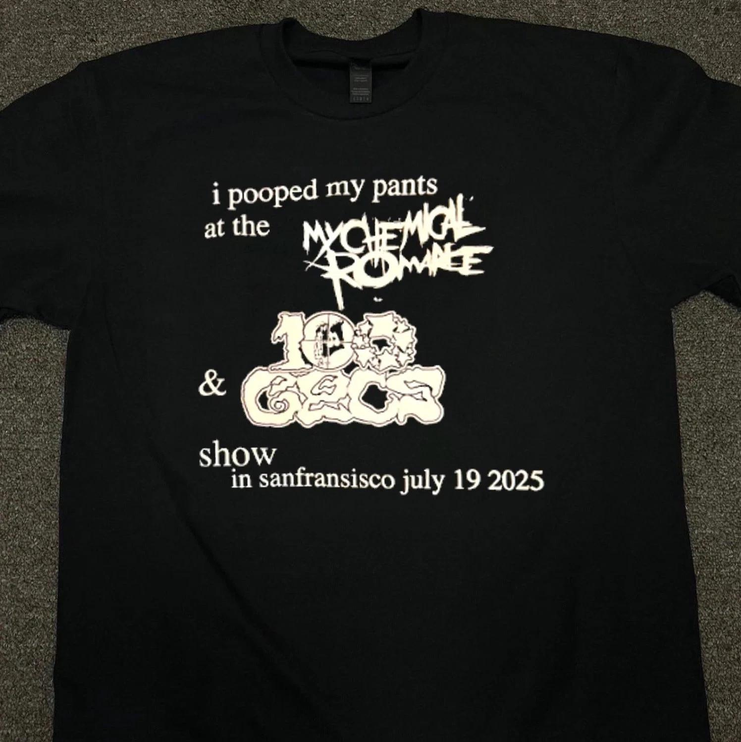 I Pooped My Pants At The My Chemical Romance And 100 Gecs T Shirt Unisex XL
