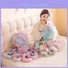 Plush Octopus Toy With Bright Colors For Kids Gift And Soft Animal Decor