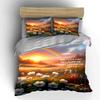 Rainbow, Flowers, Sunrise, Text. Bedding Sets Duvet Cover Sets Duvet Covers Pillowcases(1*Duvet Cover 2*Pillowcases Without Duvet Insert)