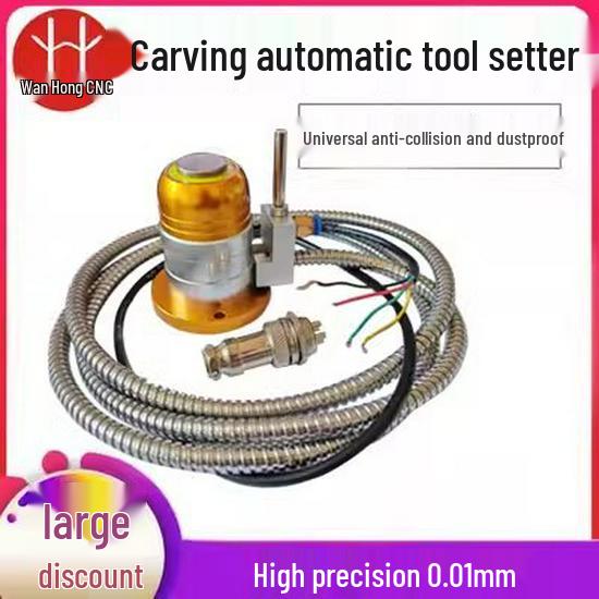 High-Precision Universal Anti-Collision Tool Setter for Engraving Machines - Compatible with Weihong and MACH3 Machining Centers.