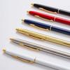 Stainless Steel Twist-Out Ballpoint Pen - Logo Customizable, Ideal for Hotel Rooms and Signature Gifts