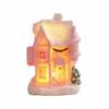 Resin Christmas Glowing Small House Cute Christmas House Ornament  Home Xmas Decor