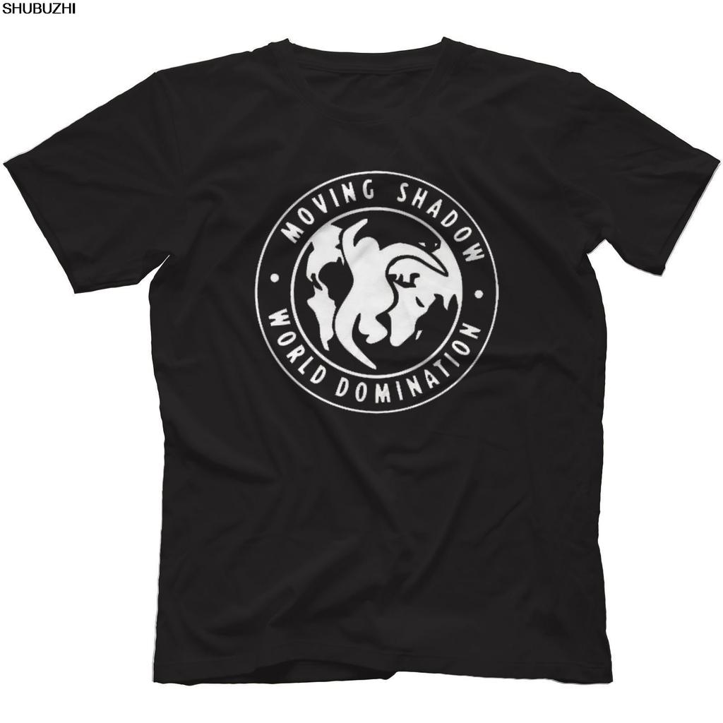 Moving Shadow T-Shirt Cotton Metalheadz Drum N Bass JungleAsh