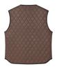Beyond Closet 1Lp Patch Point Quilted Vest Brown
