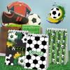 8pcs Soccer Football Spiral Notepad Sports Goal Mini Memo Pad Note Book Journal Student School Stationery Boy Party Favor