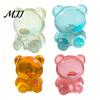 TPR Stressball 1/4 Stück Mini Klarer Bär Kneten Linderung Sitzend Sensorisch Fidget Angstlösend Zuckerball Konzentrationshilfe Dekompression Tier Quetschen