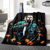 Halloween Horror Icon Blanket Soft Throw Blanket For Home Bedroom Bed Sofa Travel Office Solid Christmas Blanket