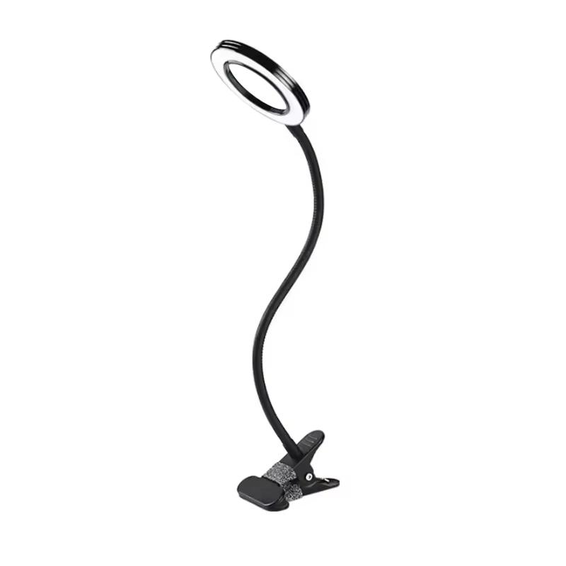 3-color LED Desk Lamp, a Flexible Glass Desk Lamp That Fits In, Is Used for Home Reading, Repair, Beauty and Examination