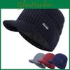 Fashion Lined Add Warm Fur Winter Hats Stylish Beanie Hat For Men Women With Brim Knitted Hat Classic Arrow Design Winter Cap